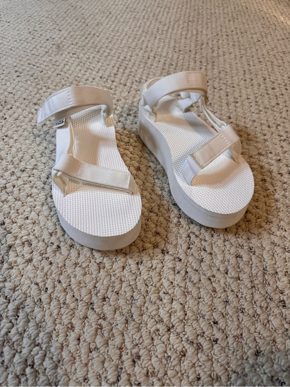 Teva Women’s Platform Sandal in White - Picture 3 of 9